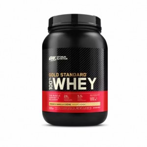 Optimum Nutrition GOLD STANDARD 100% WHEY™ French Vanilla Creme 2 lb (29 Servings) Romania | 3759-LSXEC