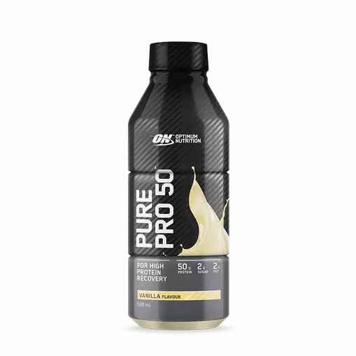 Optimum Nutrition Pure Pro 50 Vanilla 508ml (12 bottles) Romania | 6925-MUNFA