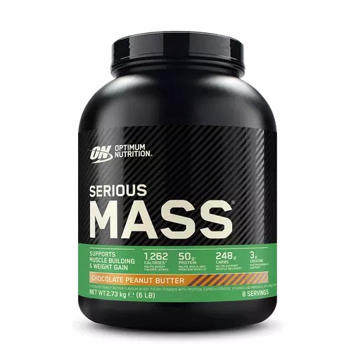 Optimum Nutrition Serious Mass Chocolate Peanut Butter 2.73 kg (8 Servings) Romania | 2467-FUSPB
